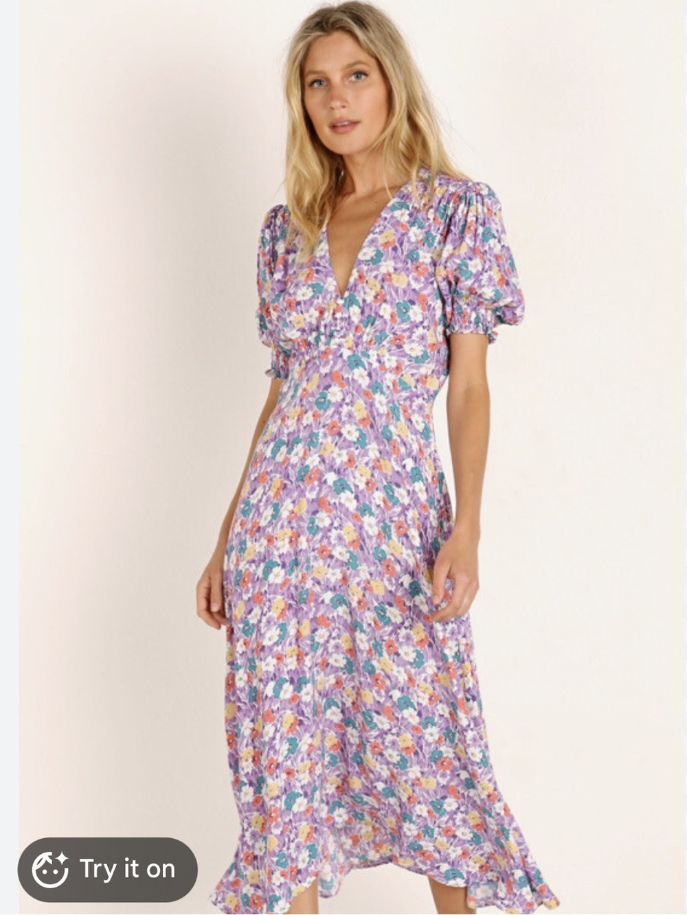 Faithfull The Brand Marie Louise Nedeli Floral Midi Dress